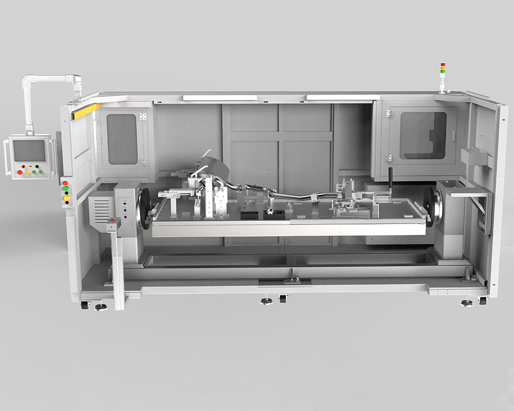汽车排气管气密与位置度检测