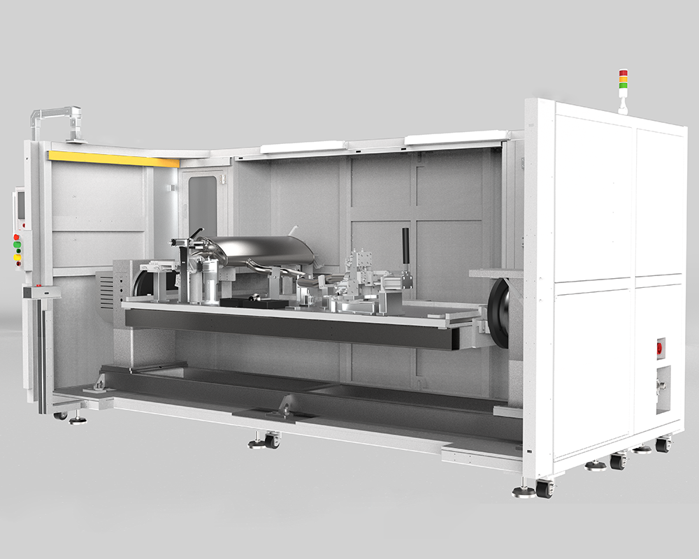 汽车排气管气密与位置度检测