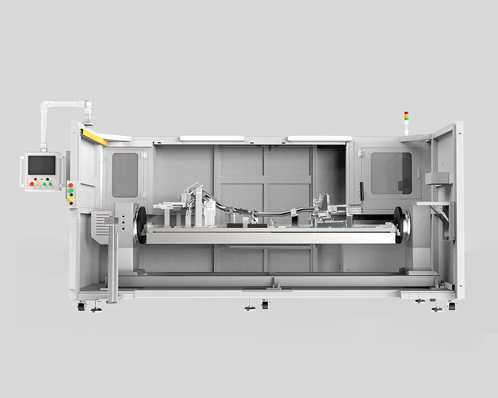 汽车排气管气密与位置度检测
